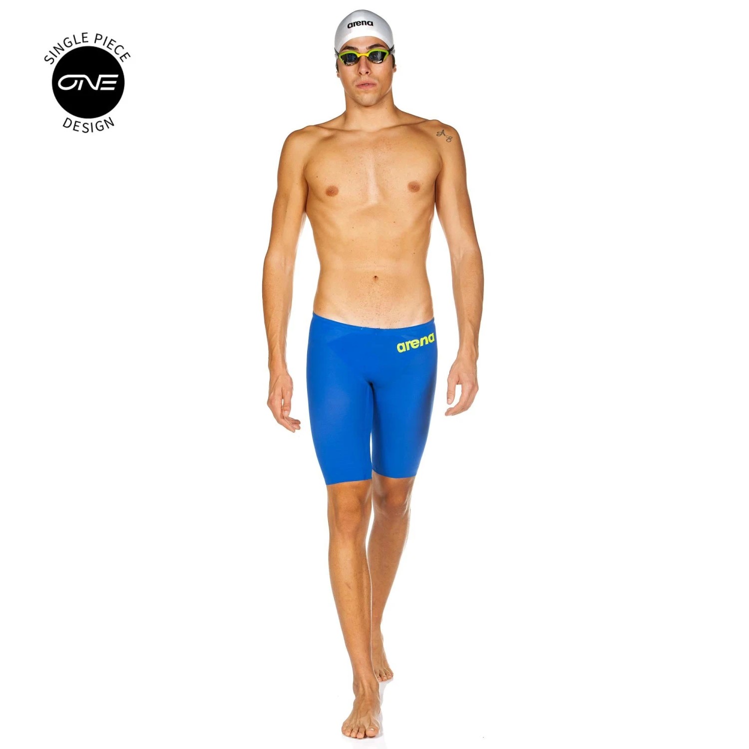 Arena Mens Powerskin Carbon Air 2 Jammer - Electric Blue Fluo Yellow PERFORMANCE SWIMWEAR 3 Arena Mens Powerskin Carbon Air 2 Jammer - Electric Blue Fluo Yellow PERFORMANCE SWIMWEAR