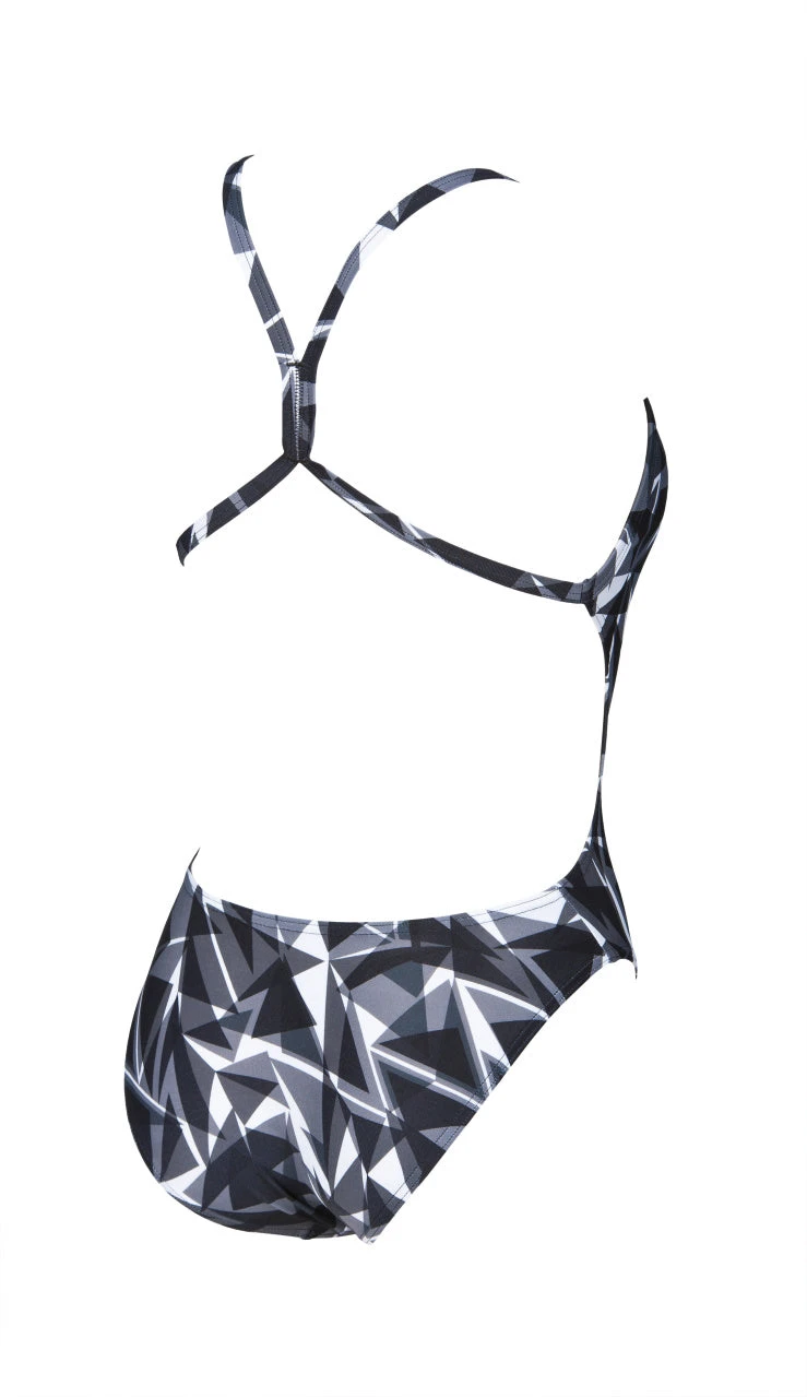Arena Womens Shattered Glass Lightech One Piece - Black 4 Arena Womens Shattered Glass Lightech One Piece - Black