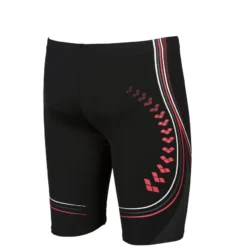 Arena Mens One Serigraphy Jammer - Black Fluo Red TRAINING SWIMWEAR