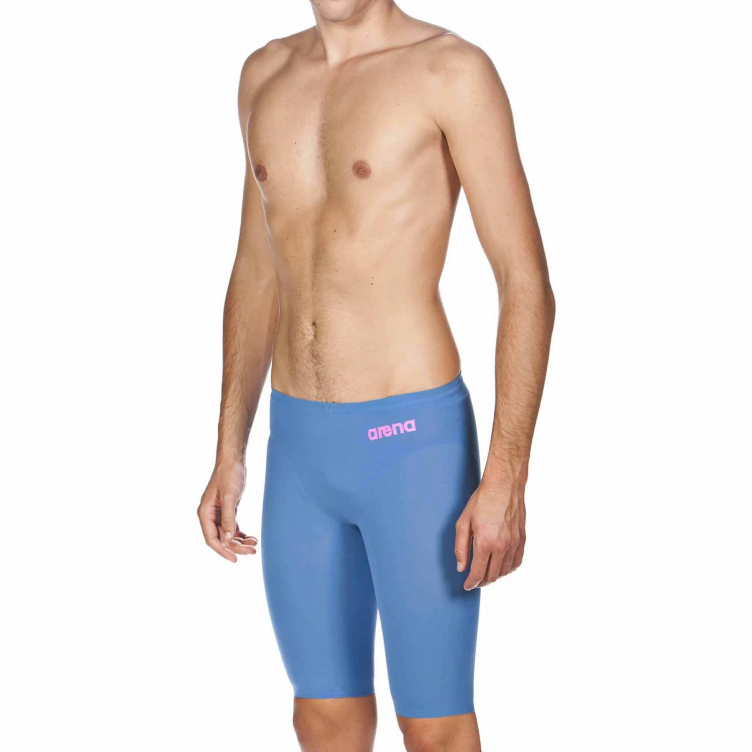 001440143_003_10.jpg Arena Mens Powerskin R-Evo ONE Jammer - Blue Powder Pink PERFORMANCE SWIMWEAR