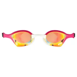 Adult Arena Cobra Ultra SWIPE Mirror Goggles (Indoors) - Yellow Copper Pink
