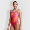 Funkita Girls Single Strap One Piece - Beach Sunset TRAINING SWIMWEAR 1 Funkita Girls Single Strap One Piece - Beach Sunset TRAINING SWIMWEAR