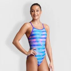 Funkita Girls Single Strap One Piece - Pastel Palm TRAINING SWIMWEAR