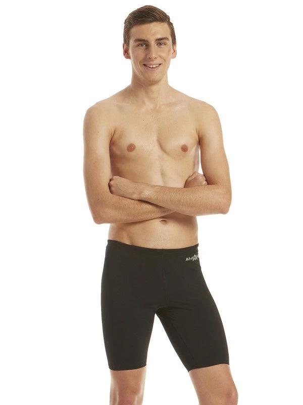 TRAINING SWIMWEAR Amanzi Mens Jammers - Black 3 TRAINING SWIMWEAR Amanzi Mens Jammers - Black