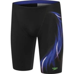 TRAINING SWIMWEAR Speedo Mens Energize Jammer - Black Energize Trick