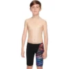 Speedo Boys Rays II Jammer - Black Stix TRAINING SWIMWEAR