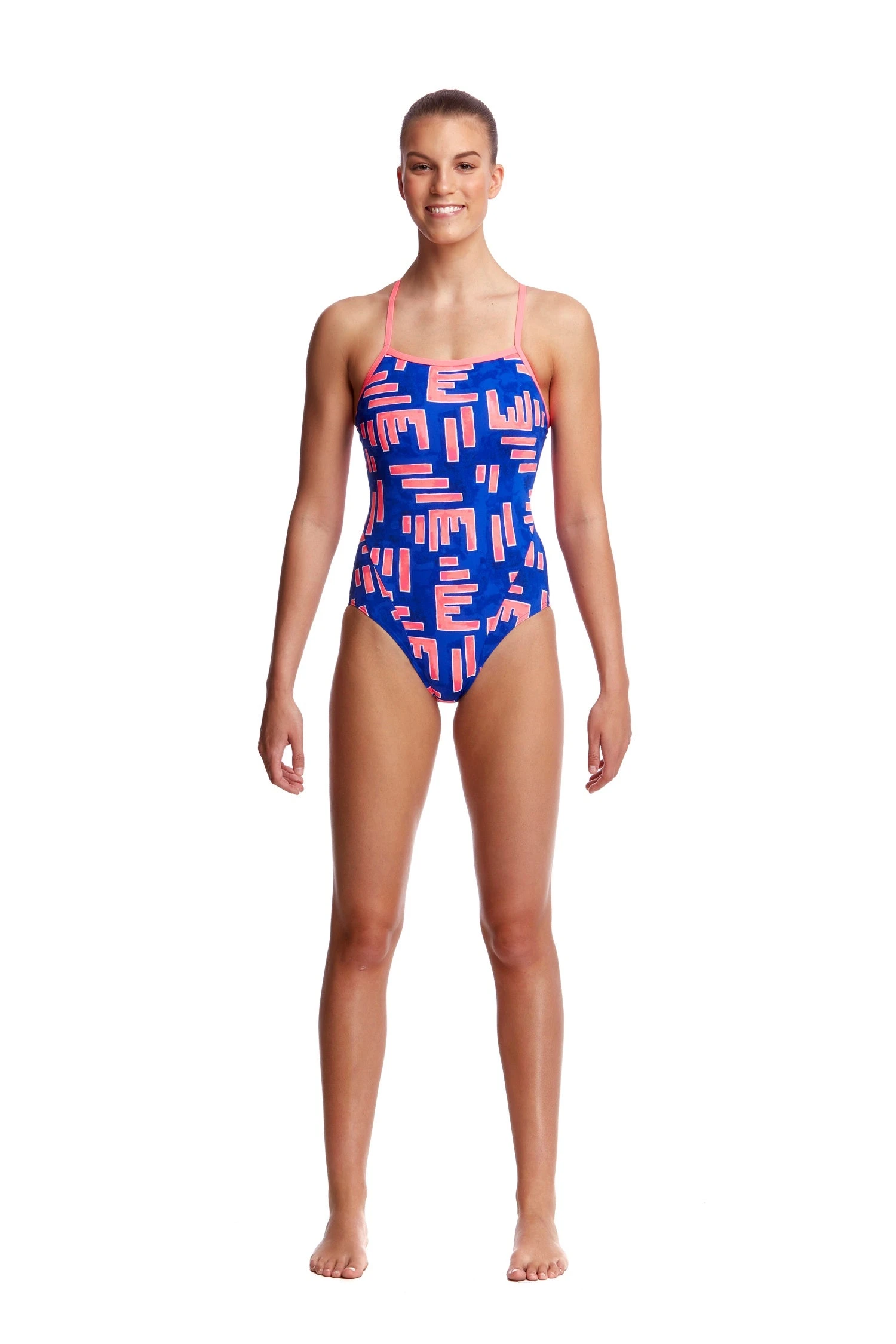 TRAINING SWIMWEAR Funkita Ladies Single Strap One Piece - Hot Rod 3 TRAINING SWIMWEAR Funkita Ladies Single Strap One Piece - Hot Rod