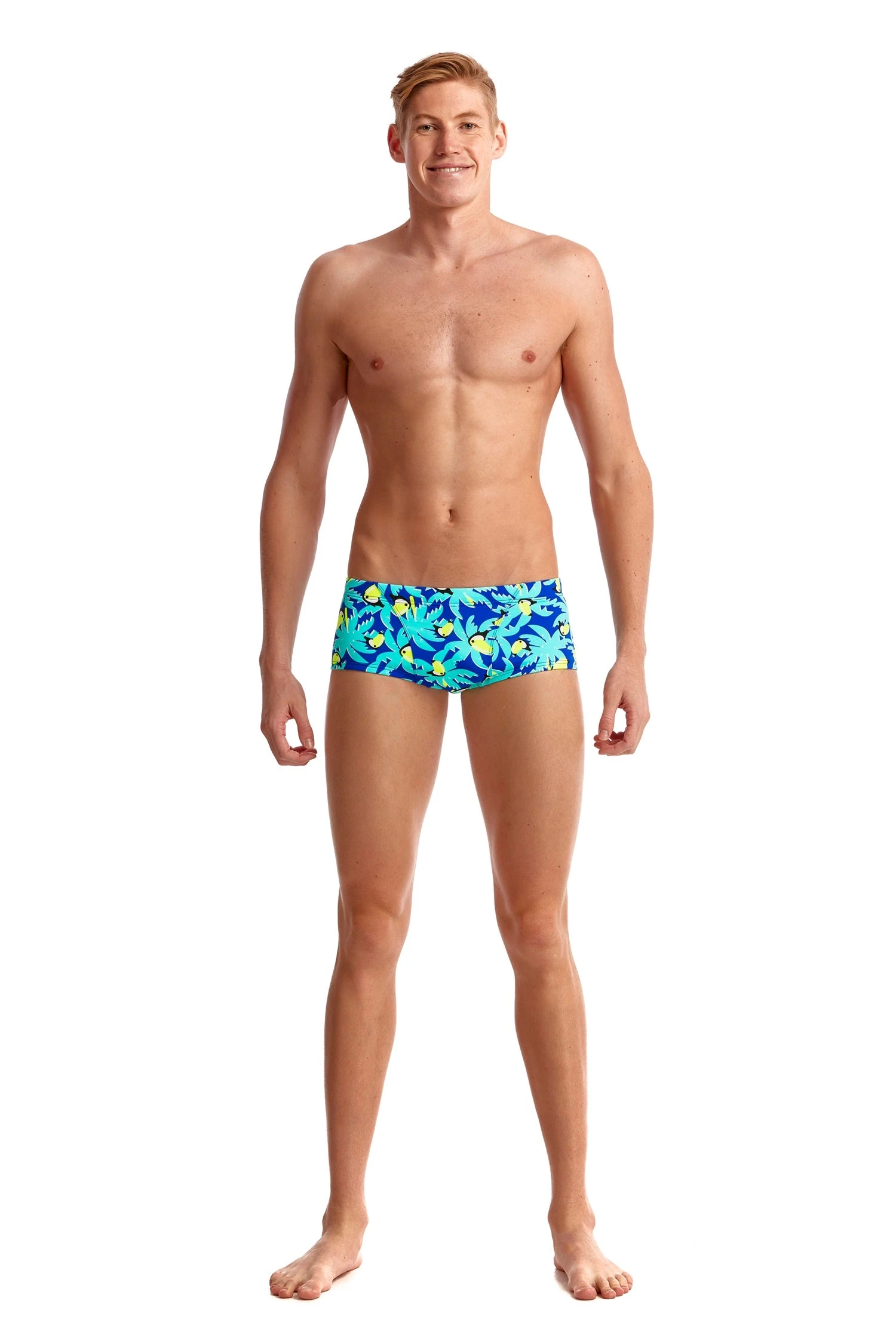 18765354c6ded52eee1fc8b8cfb9c3efacec9275.jpg Funky Trunks Mens Eco Classic Trunks - Bird Brain
