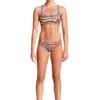 TRAINING SWIMWEAR Funkita Ladies Criss Cross Sports Two Piece - Dripping 2 TRAINING SWIMWEAR Funkita Ladies Criss Cross Sports Two Piece - Dripping