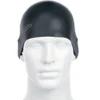 Speedo Plain Moulded Silicone Cap - Black Adult 2 Speedo Plain Moulded Silicone Cap - Black Adult