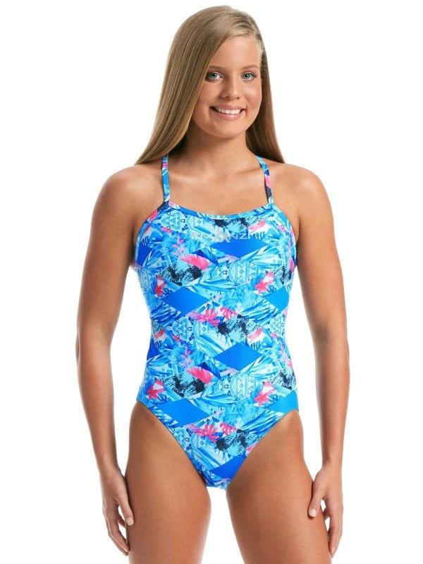 TRAINING SWIMWEAR Amanzi Womens One Piece - Island Breeze 3 TRAINING SWIMWEAR Amanzi Womens One Piece - Island Breeze