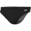 Speedo Mens Endurance Logo Brief - Black White 1 Speedo Mens Endurance Logo Brief - Black White