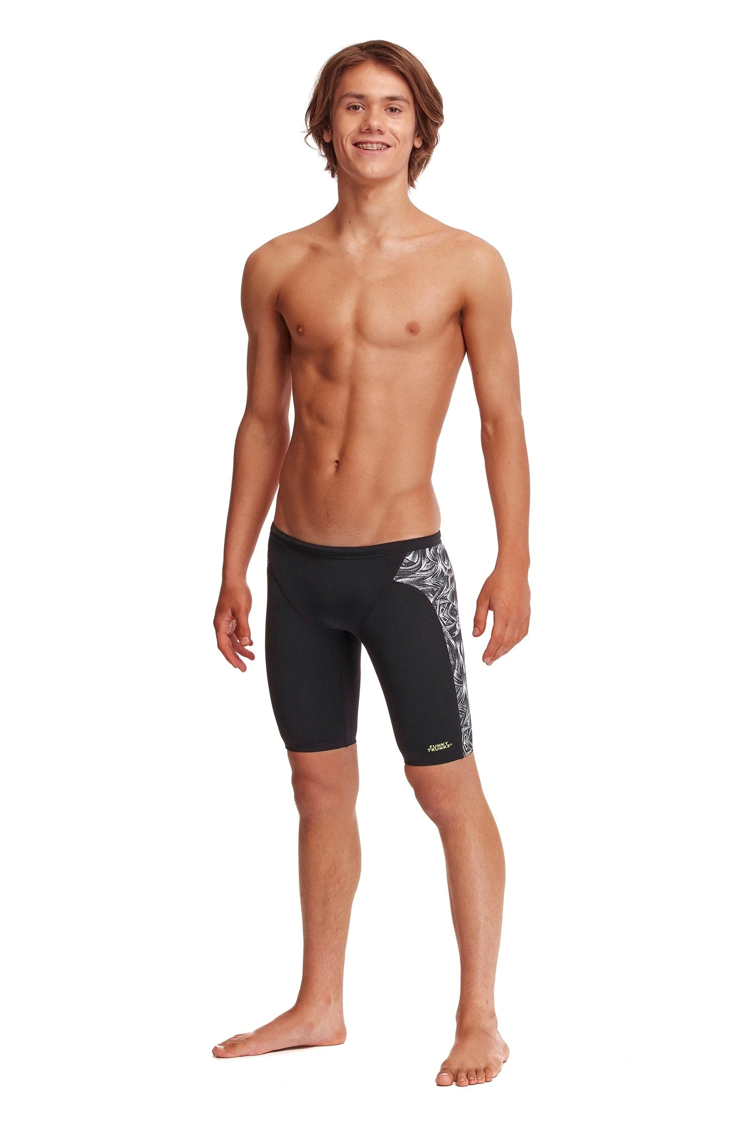 Funky Trunks Boys Training Jammers - Night Howler 3 Funky Trunks Boys Training Jammers - Night Howler