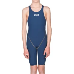 Arena Girls Powerskin ST Open Back - Navy