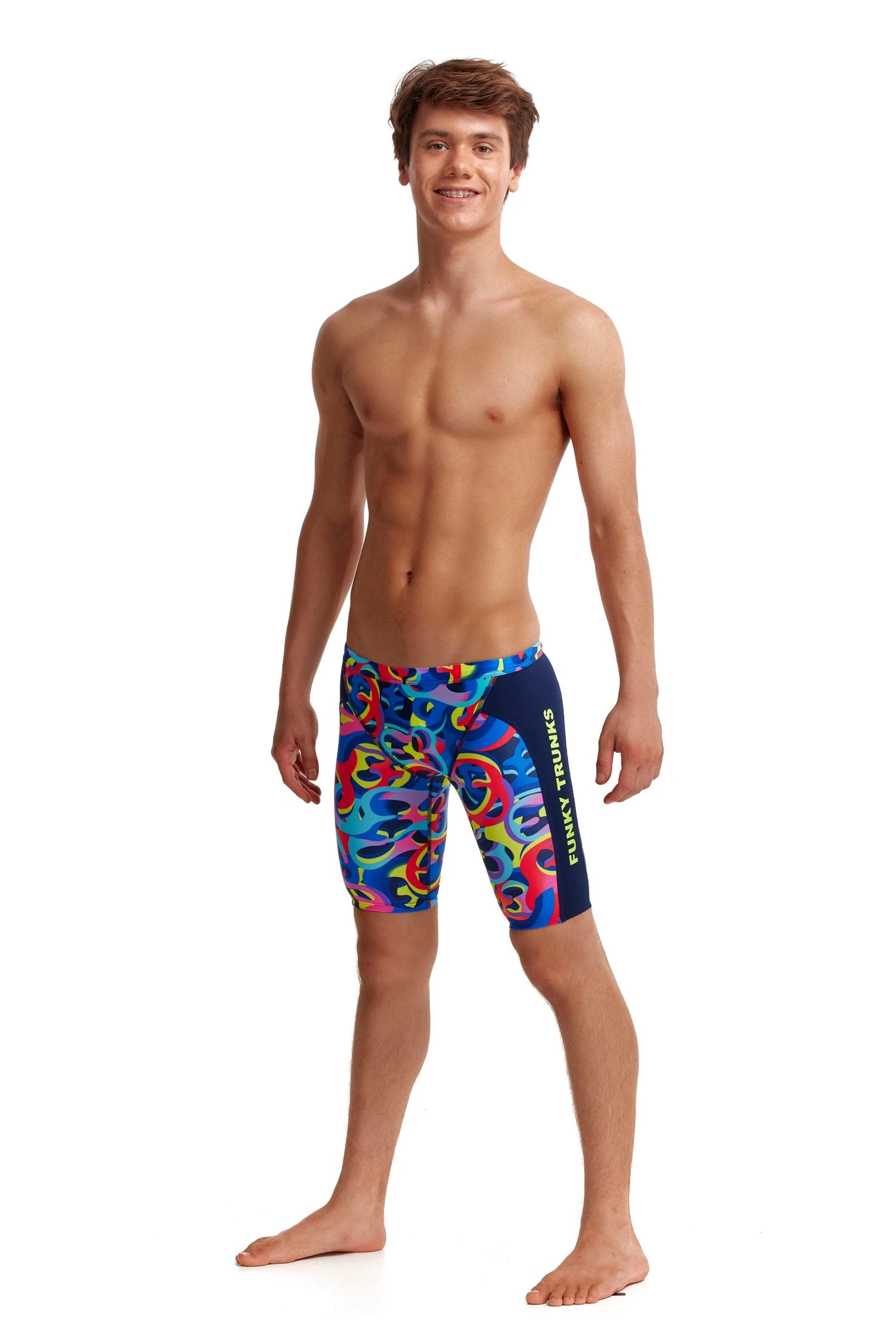 Funky Trunks Boys Training Jammers - Organica 3 Funky Trunks Boys Training Jammers - Organica