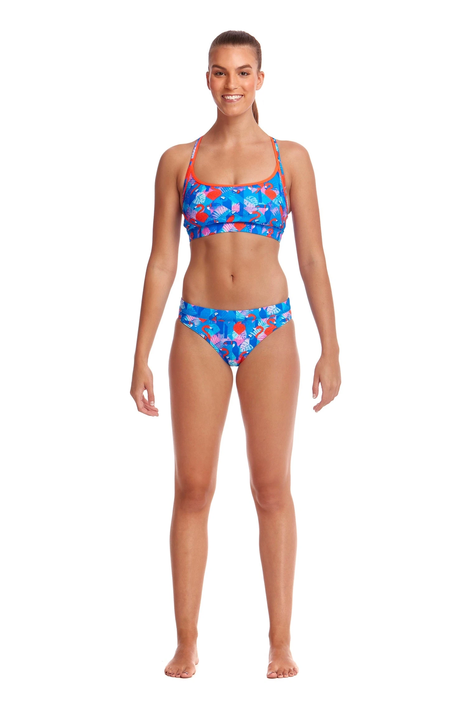 TRAINING SWIMWEAR Funkita Ladies Sports Two Piece - Flaming Vegas 3 TRAINING SWIMWEAR Funkita Ladies Sports Two Piece - Flaming Vegas