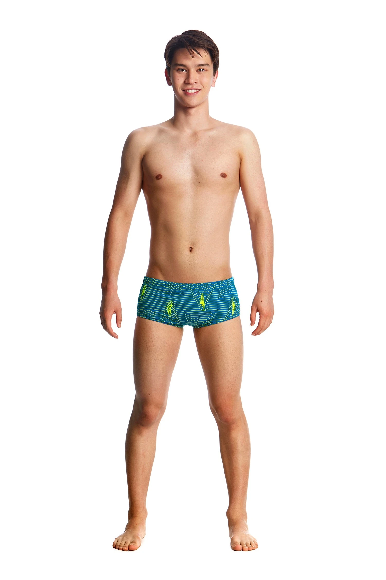 474752b07c947519b06efe9973c2a177e134fbf4.jpg Funky Trunks Boys Classic Trunks - Ripple Effect TRAINING SWIMWEAR