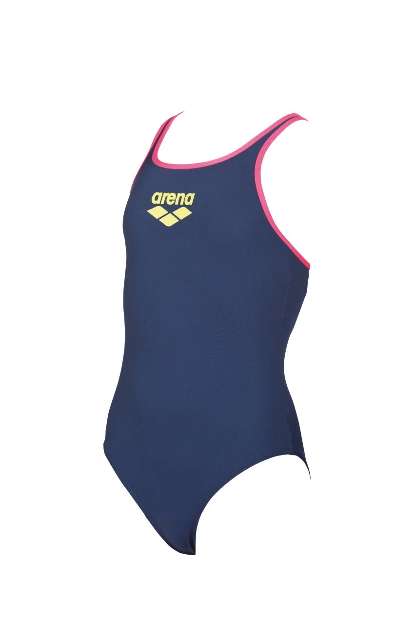 Arena Girls Big Logo Swim Pro Back One Piece - Navy Aphrodite TRAINING SWIMWEAR 3 Arena Girls Big Logo Swim Pro Back One Piece - Navy Aphrodite TRAINING SWIMWEAR