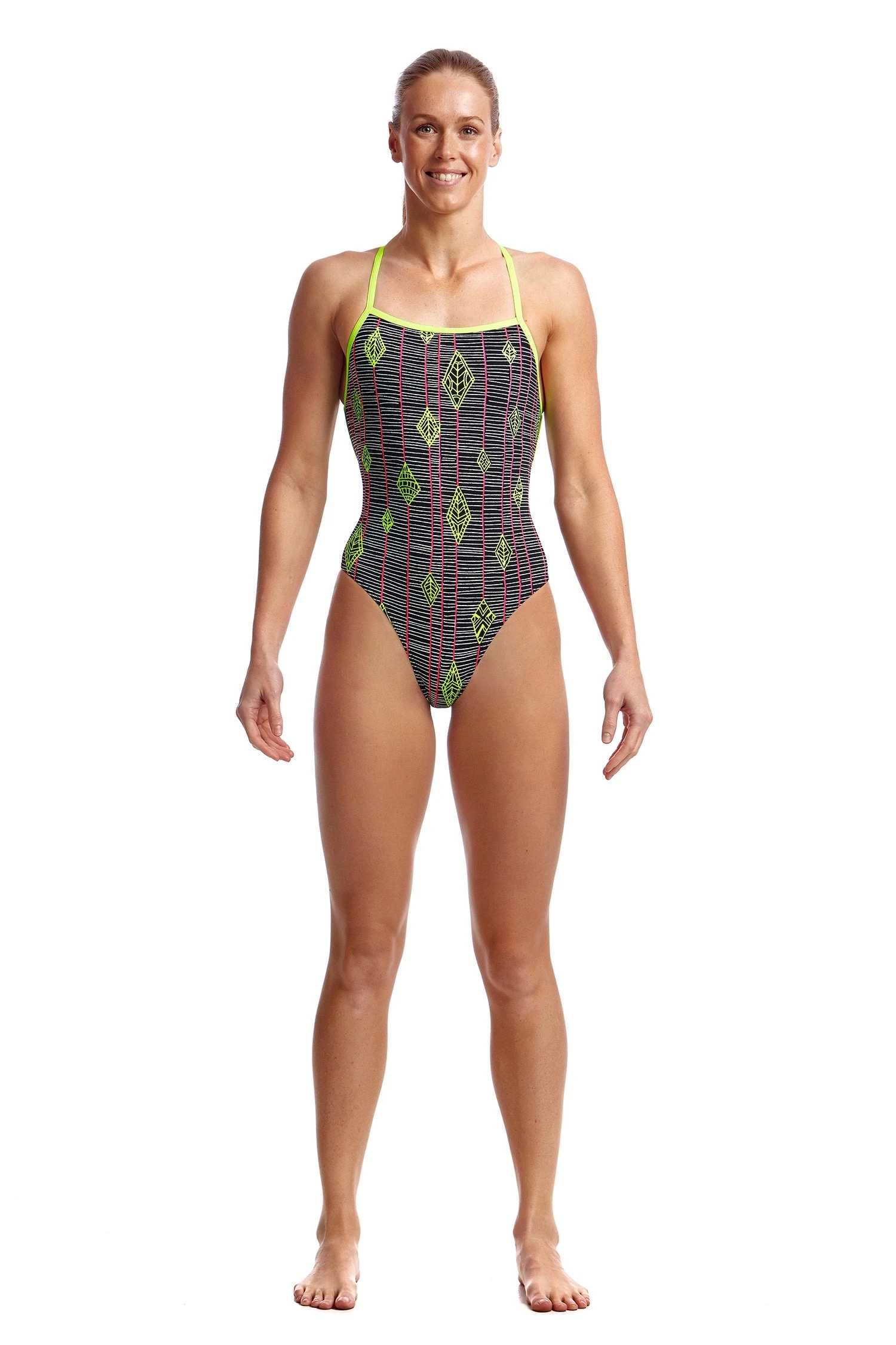 TRAINING SWIMWEAR Funkita Ladies Strapped In One Piece - Kite Runner 3 TRAINING SWIMWEAR Funkita Ladies Strapped In One Piece - Kite Runner