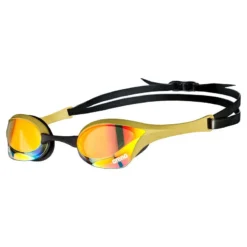 Arena Cobra Ultra SWIPE Mirror Goggles (Indoors) - Yellow Copper Gold