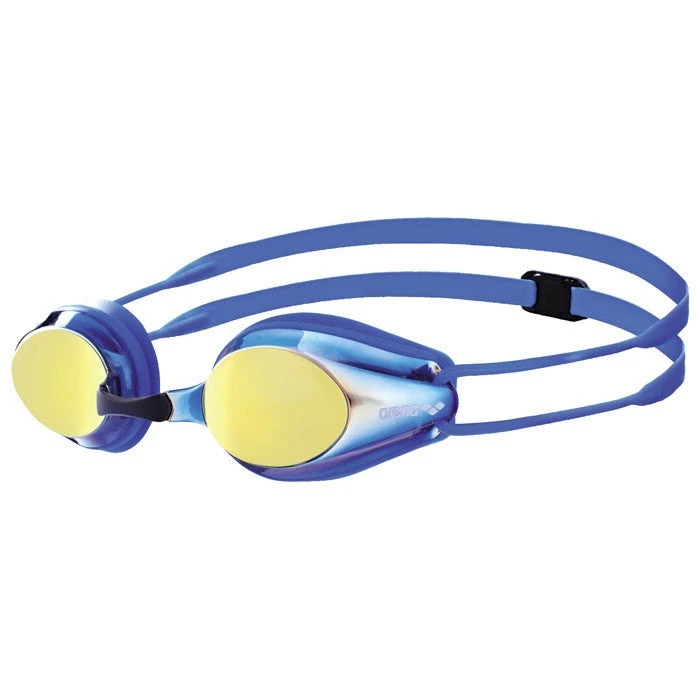 Arena Tracks Junior Mirror Goggles - Blue Yellow Revo 3 Arena Tracks Junior Mirror Goggles - Blue Yellow Revo