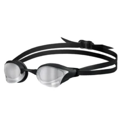 Arena Cobra Core SWIPE Mirror Goggles (Outdoors) - Silver Black Adult