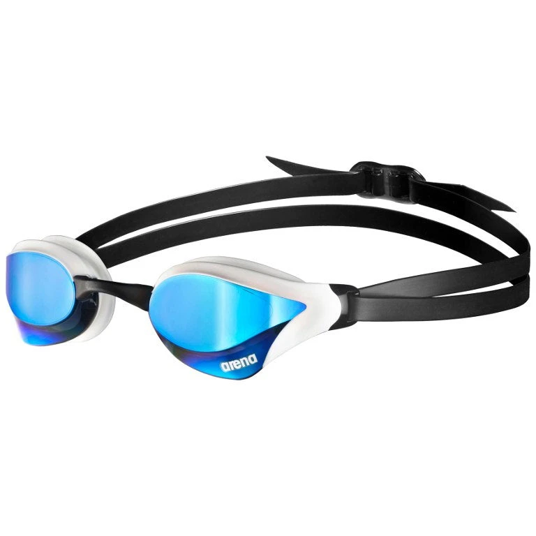 Arena Cobra Core SWIPE Mirror Goggles (Outdoors) - Blue White Adult 3 Arena Cobra Core SWIPE Mirror Goggles (Outdoors) - Blue White Adult