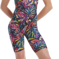 TRAINING SWIMWEAR Amanzi Girls Kneelength - Tropical Twilight