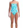 Funkita Girls Diamond Back One Piece - Pastel Paradise TRAINING SWIMWEAR 1 Funkita Girls Diamond Back One Piece - Pastel Paradise TRAINING SWIMWEAR