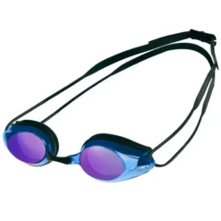 Arena Tracks Mirror Goggles - Black Blue Multi Adult
