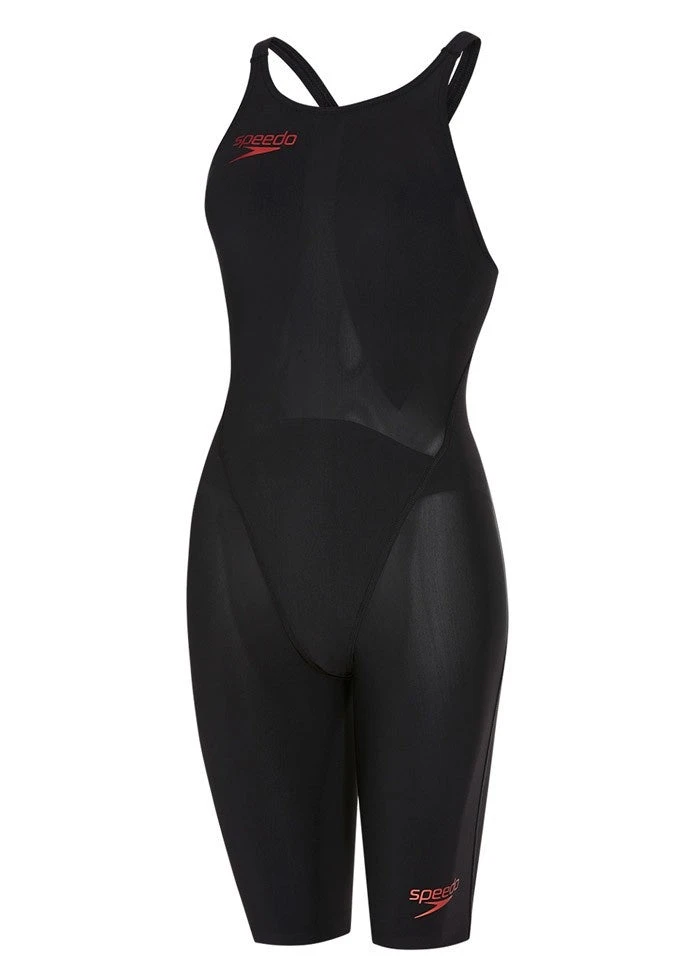 PERFORMANCE SWIMWEAR Speedo Womens Lzr Racer Element Open Back - Black Copper 5 PERFORMANCE SWIMWEAR Speedo Womens Lzr Racer Element Open Back - Black Copper