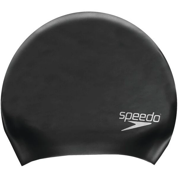 Speedo Long Hair Cap - Black 2 Speedo Long Hair Cap - Black