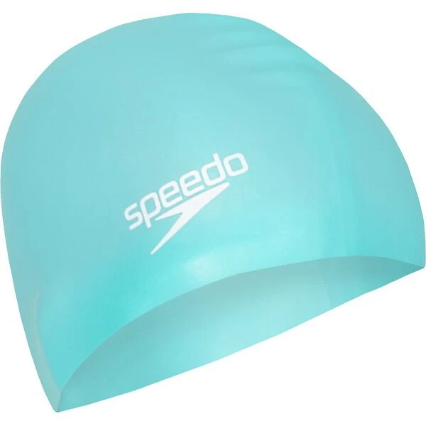 Adult Speedo Long Hair Cap - Aqua 3 Adult Speedo Long Hair Cap - Aqua