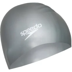 Speedo Long Hair Cap - Bright Silver