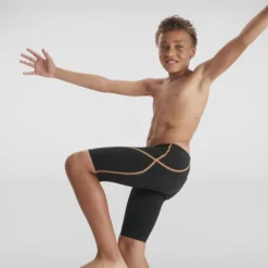 Speedo Boys Junior Lzr Racer X Jammer - Black Gold