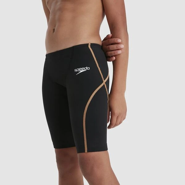 Speedo Boys Junior Lzr Racer X Jammer - Black Gold 6 Speedo Boys Junior Lzr Racer X Jammer - Black Gold