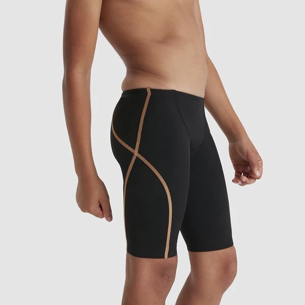 Speedo Boys Junior Lzr Racer X Jammer - Black Gold 5 Speedo Boys Junior Lzr Racer X Jammer - Black Gold