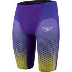 Speedo Mens Fastskin LZR Pure Valor Jammer - Violet Yellow Black 7 Speedo Mens Fastskin LZR Pure Valor Jammer - Violet Yellow Black