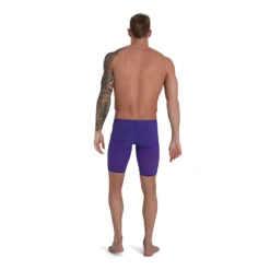 Speedo Mens Fastskin LZR Pure Valor Jammer - Violet Yellow Black