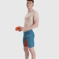 Speedo Mens Fastskin LZR Pure Valor Jammer -Nordic Teal Salso PERFORMANCE SWIMWEAR