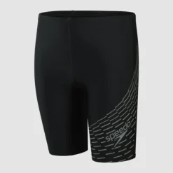 Speedo Boys Medley Logo Jammer - Black Aredesia