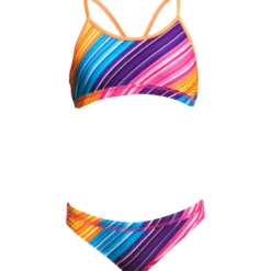 Funkita Girls Racerback Two Piece - Fine Lines 7 Funkita Girls Racerback Two Piece - Fine Lines