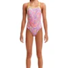 TRAINING SWIMWEAR Funkita Girls Diamond Back One Piece - Sugar Highs