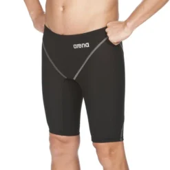 Tri To Swim Sales Shop 9 Arena Boys Powerskin ST Jammer - Black PERFORMANCE SWIMWEAR