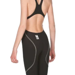 Arena Girls Powerskin ST Open Back - Black