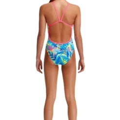 TRAINING SWIMWEAR Funkita Girls Single Strap One Piece - Poptail
