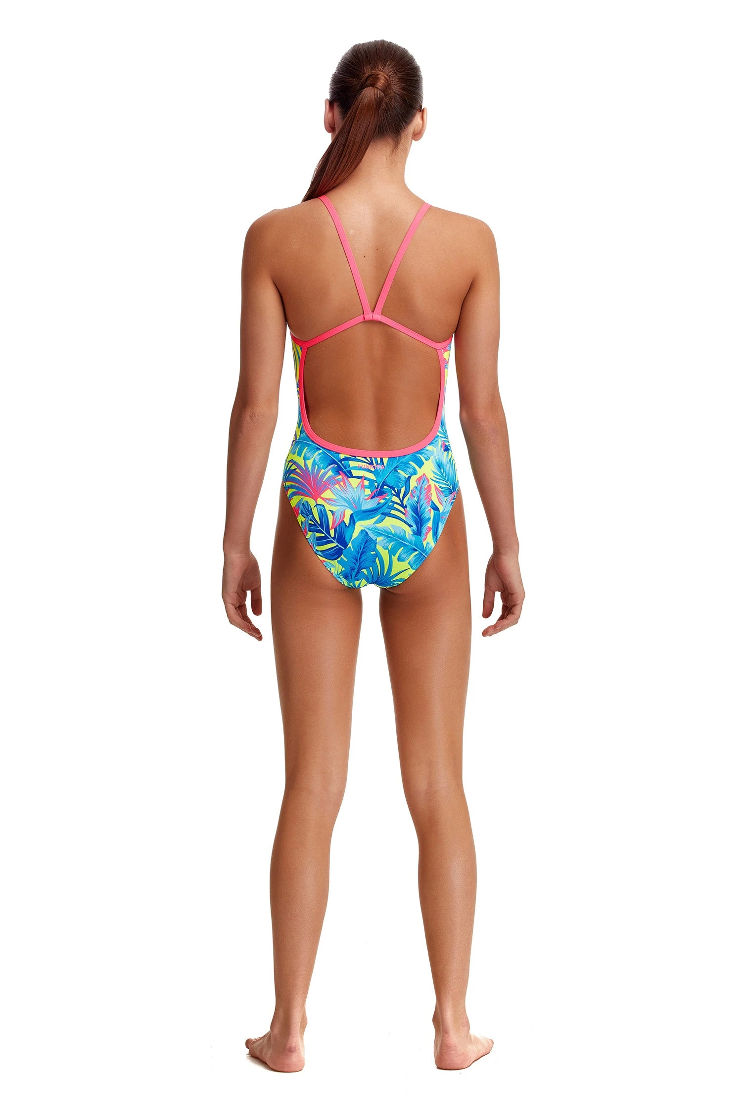 TRAINING SWIMWEAR Funkita Girls Single Strap One Piece - Poptail 4 TRAINING SWIMWEAR Funkita Girls Single Strap One Piece - Poptail