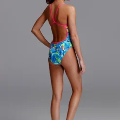 TRAINING SWIMWEAR Funkita Girls Single Strap One Piece - Poptail 8 TRAINING SWIMWEAR Funkita Girls Single Strap One Piece - Poptail