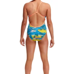 TRAINING SWIMWEAR Funkita Ladies Eco Single Strap One Piece - Summer Bay