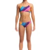 Funkita Girls Racerback Two Piece - Fine Lines 2 Funkita Girls Racerback Two Piece - Fine Lines